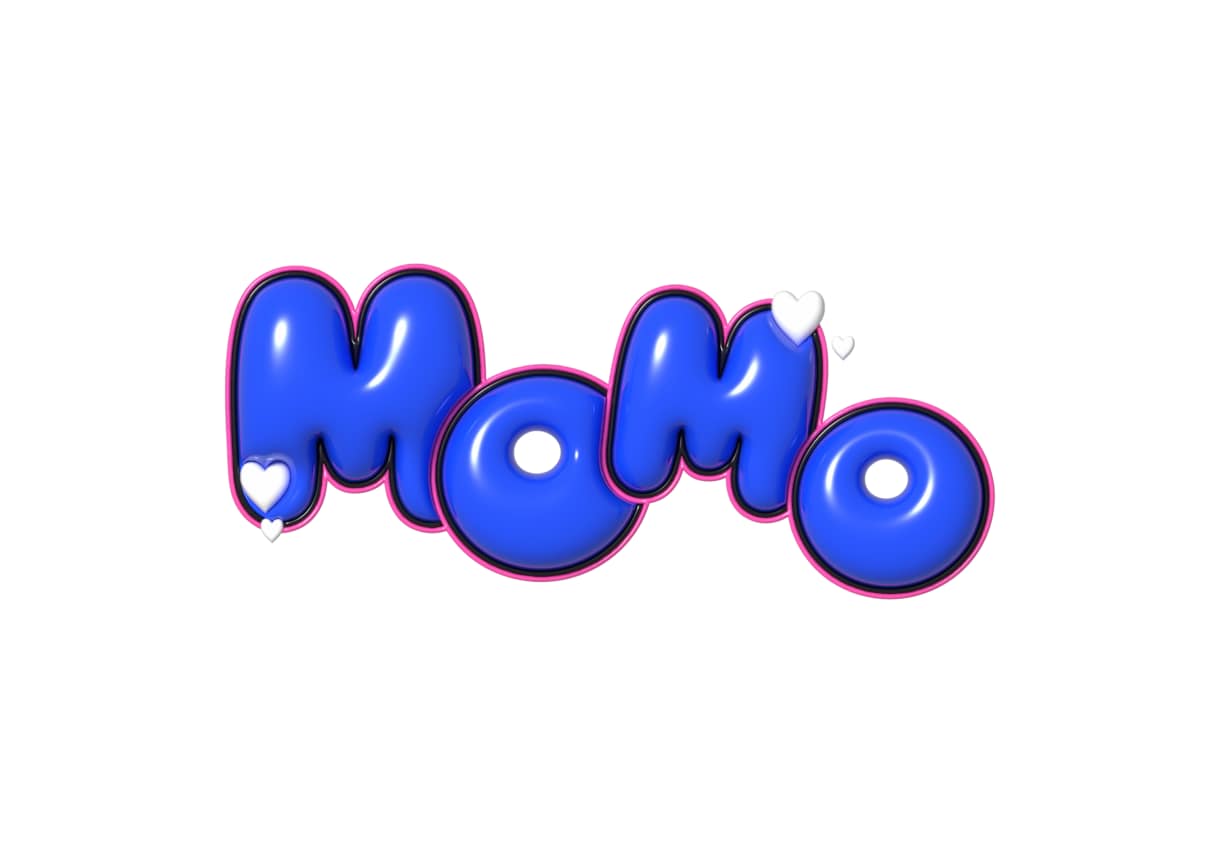 ツヤツヤぷっくり3Dうちわ文字を作ります 選べるカラーとハート付き！A3高画質PNGで納品 イメージ1