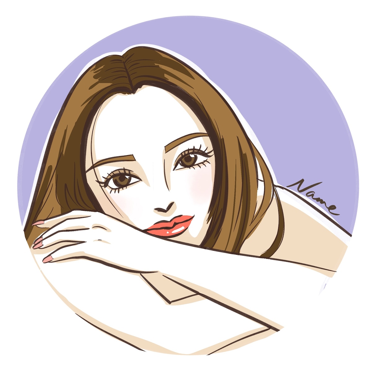 海外風のおしゃれ似顔絵イラストかきます 初登録セール♪丁寧な対応をこころがけます♪ イメージ5