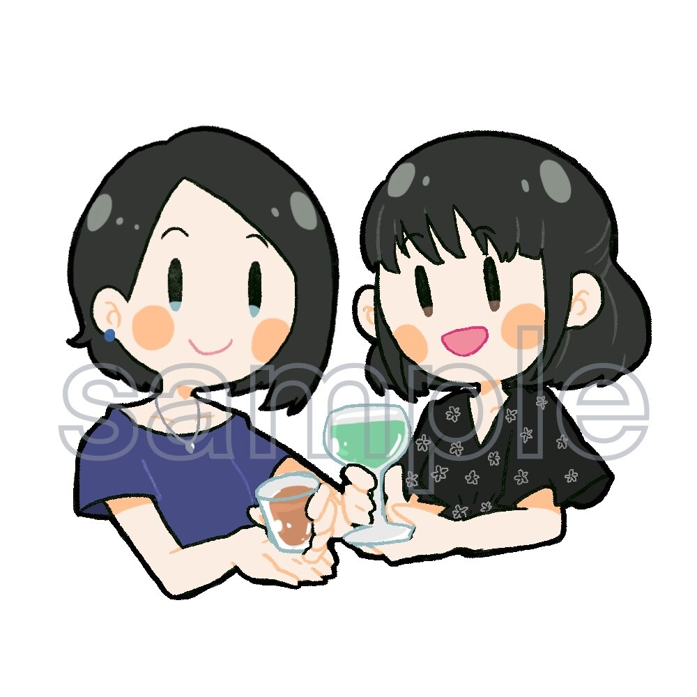 シンプルでゆるふわかわいい魅力的なアイコン描きます ラフ修正無制限！SNS、ブログ等に使える表情差分もあります イメージ8