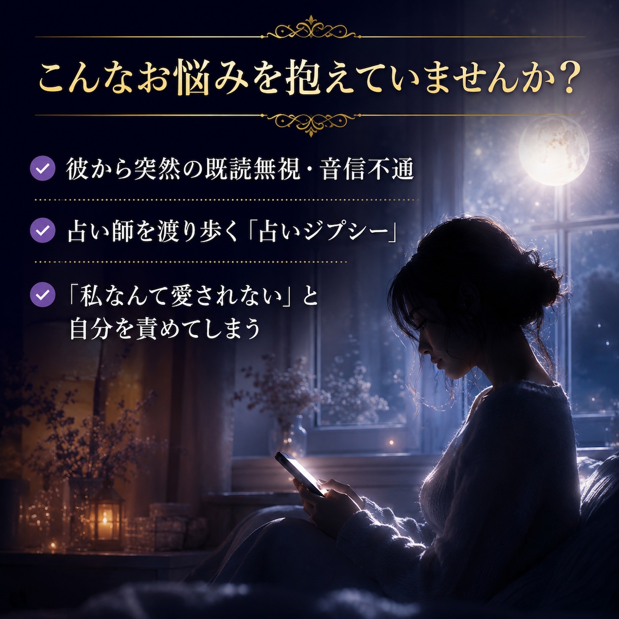 音信不通・復縁　個性脳×潜在意識で書き換えます 当てる占いじゃない。脳の癖から恋愛の現実を変える鑑定 イメージ2