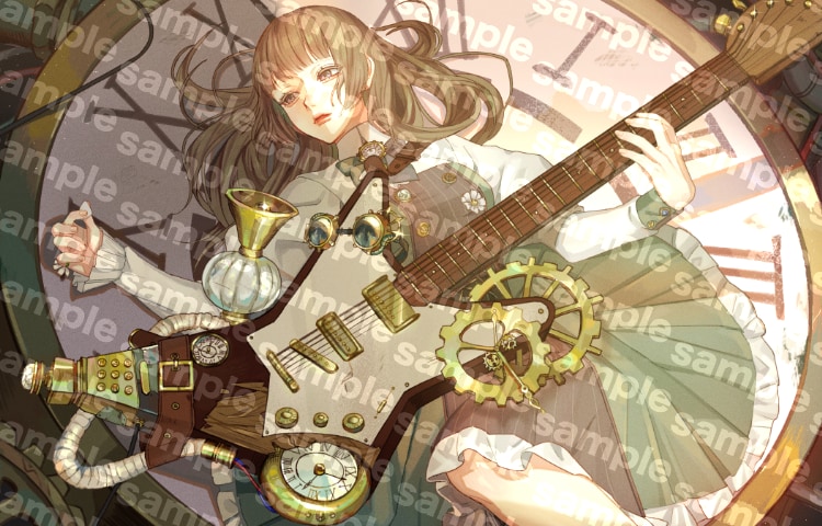 儚くてアンティークな一枚絵イラストを制作いたします 丁寧に納品日厳守でイラストを提供致します！ イメージ2