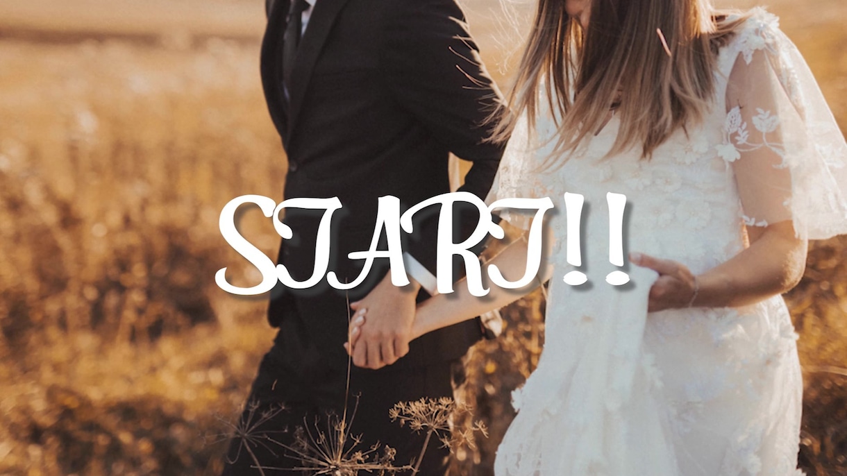 オシャレな結婚式オープニングムービー作成します 撮影不要！写真だけでオシャレなオープニングムービー！ イメージ4