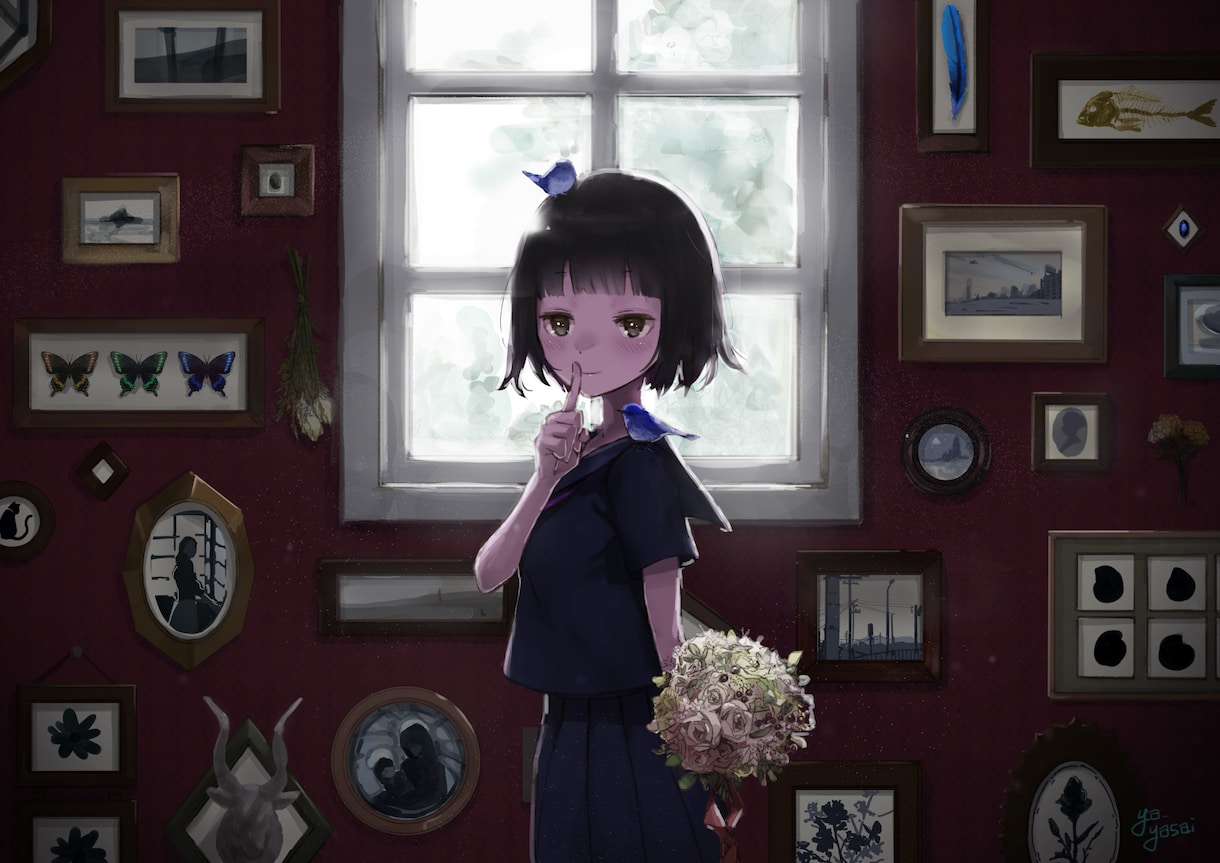ご希望のイラストお描きします 挿絵・サムネ・MVイラストなど、お気軽にご相談ください。 イメージ1
