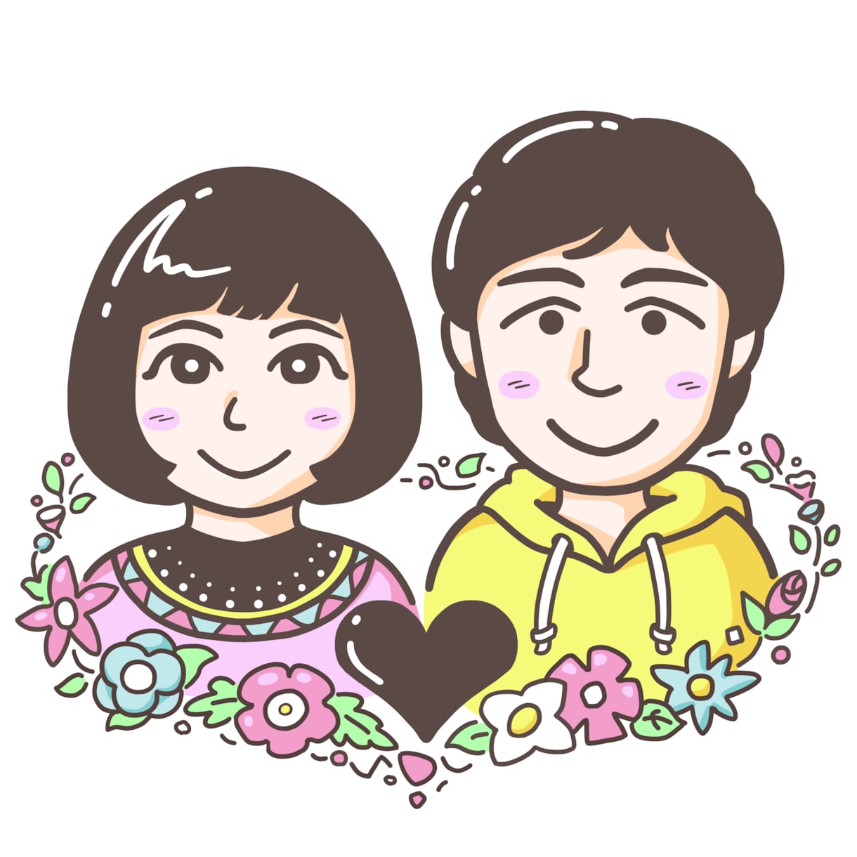 絶妙なゆるさ。かわいい似顔絵を描きます 身内が絶賛!!奇跡のヘタウマ似顔絵!! イメージ10