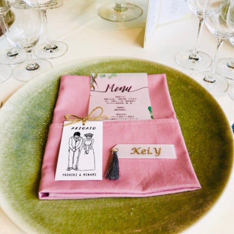 結婚式のメニュー表のパワポテンプレート作成します パワーポイントで簡単にメニュー表が作れるテンプレートです♡ イメージ9