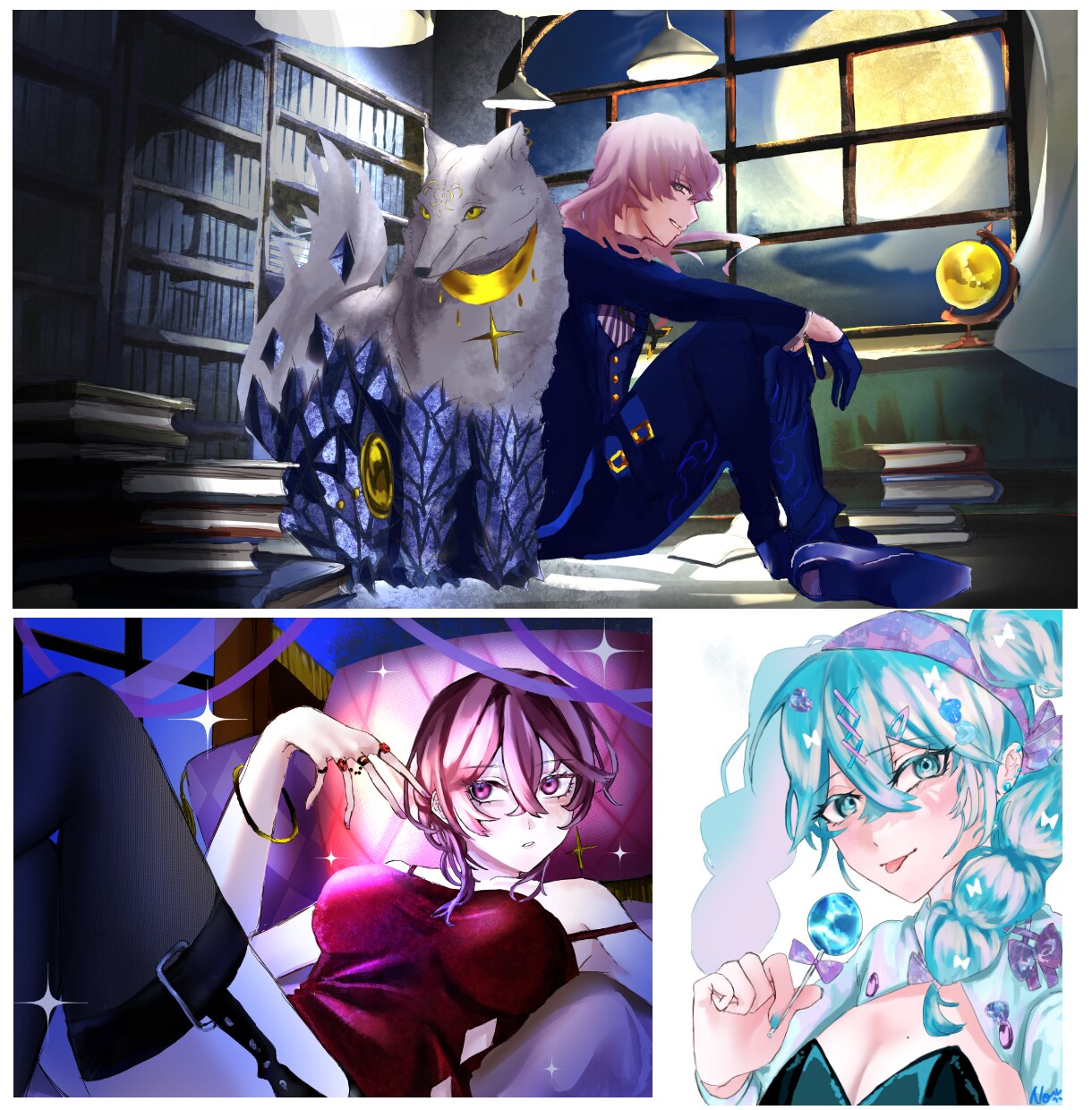 艶感あるイラストを制作いたします ニーズに合わせた儚いからダークなテイスト イメージ2