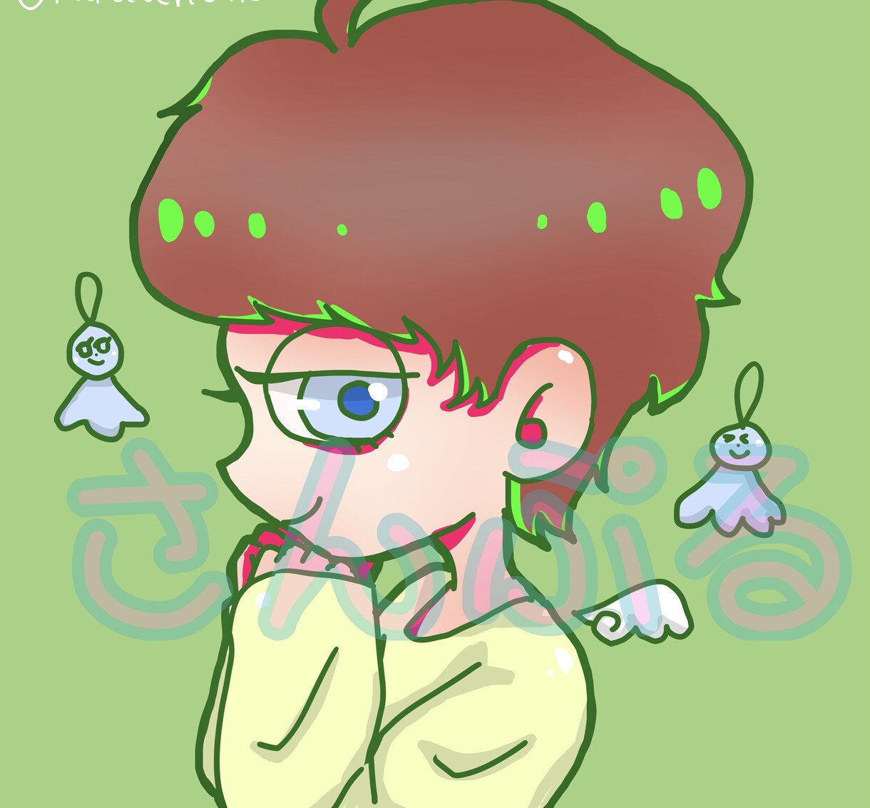 ポップで可愛い似顔絵アイコン描きます SNSアイコンや動画内イラストとしていかがですか？ イメージ8