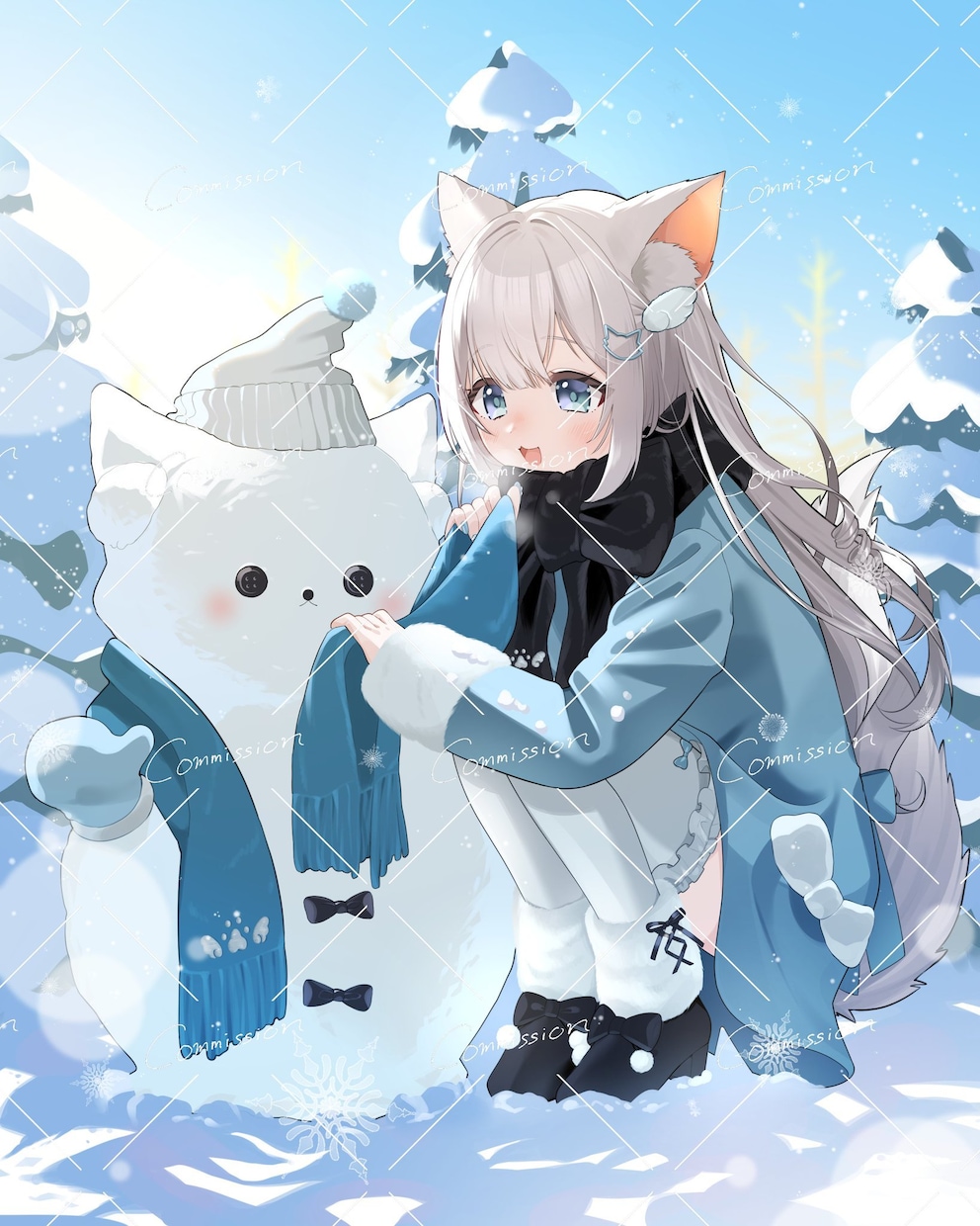 可愛いギャルやケモノ系のVライバーさん描きます 可愛い女の子の全身イラストを制作します！ イメージ3