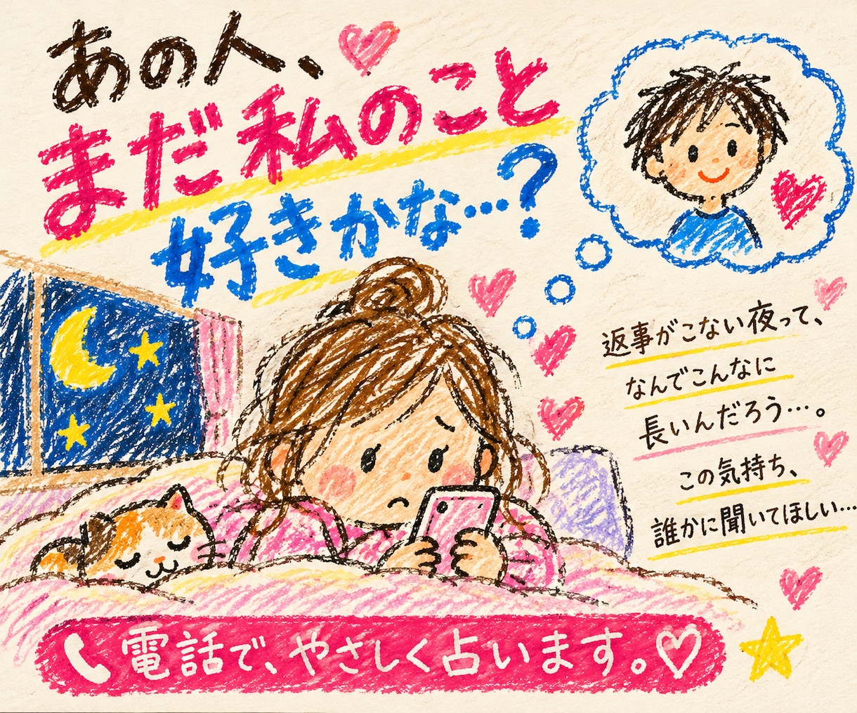 まだ好きなのは私だけ？あの人の本音を深く視ます 復縁できる？連絡していい？あの人の本音から次の一手まで視ます イメージ1