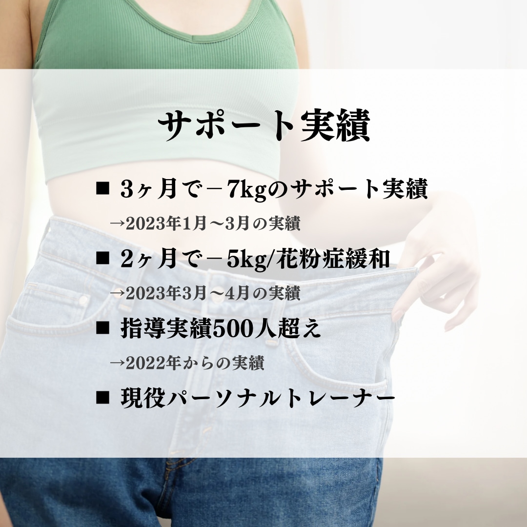 リバウンド防止！1ヶ月ダイエットサポートします 1ヶ月間、プロが毎日サポートするダイエットプログラム イメージ2