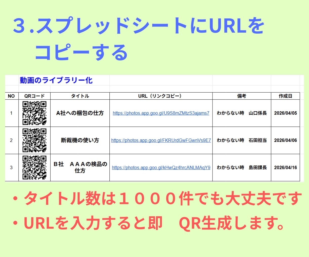 外国人教育の動画QRマニュアル作成します 言葉の壁をゼロに！母国語動画QRで同じ質問・誤作業を完全防止 イメージ4