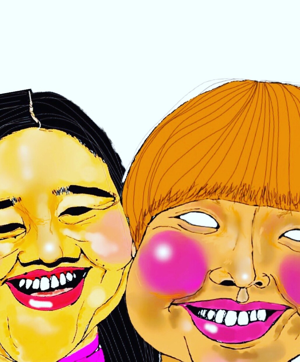 あなたのお写真をもとに白目で似顔絵描きます 普通の似顔絵では物足りない！そんな方にオススメ！ イメージ2