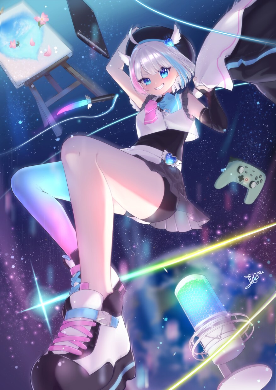 VTuberさん向け 活動用イラスト描きます 透明感重視＆SNS映えを意識したイラスト イメージ10