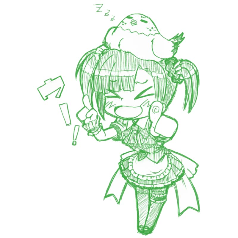 デフォルメしたアイコン向けイラストを描きます アナログなラクガキぽい絵になります イメージ2
