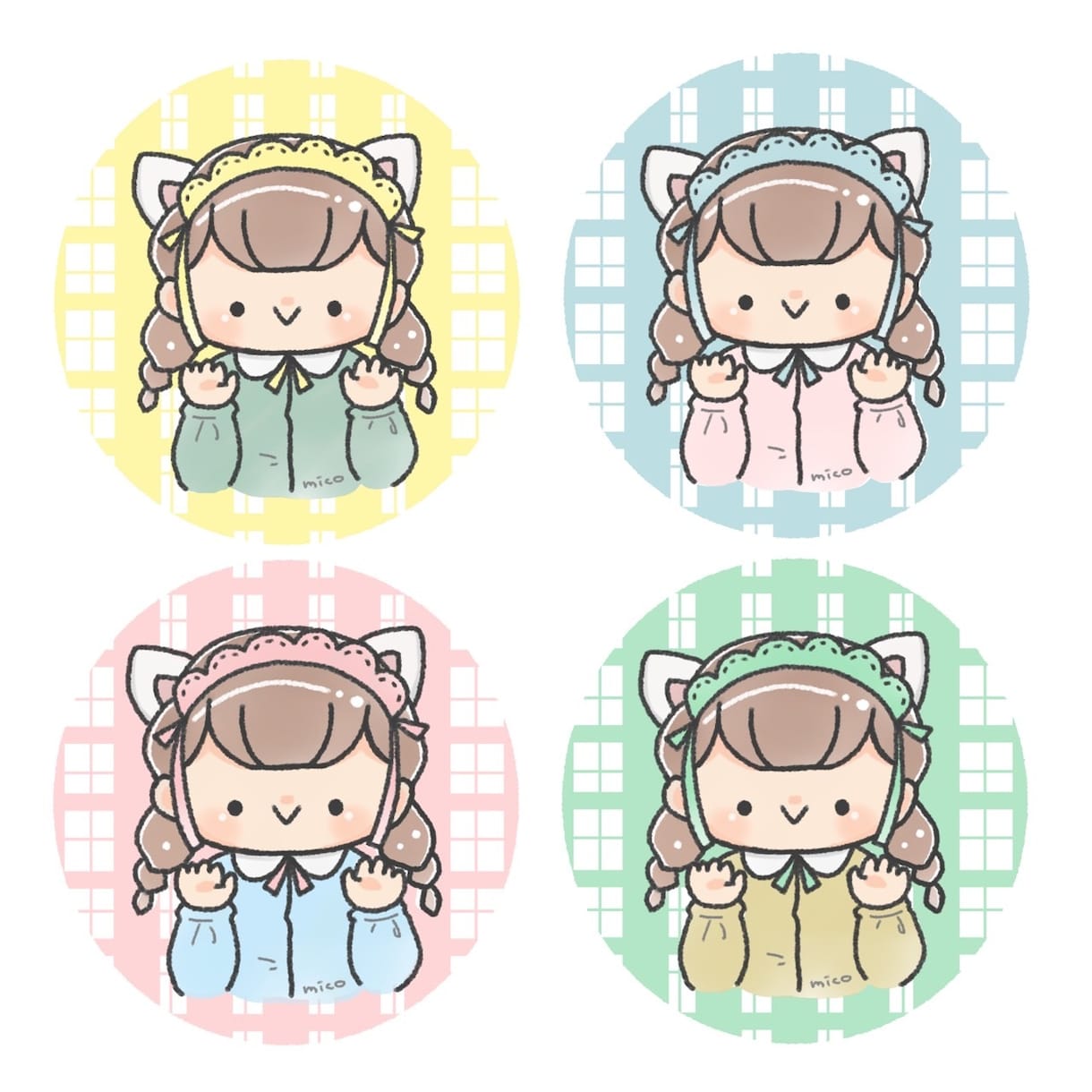 好感度UP！SNS・ブログ使えるイラスト描きます ふわもこタッチ！人物や動物の可愛い癒しイラストが得意です イメージ1
