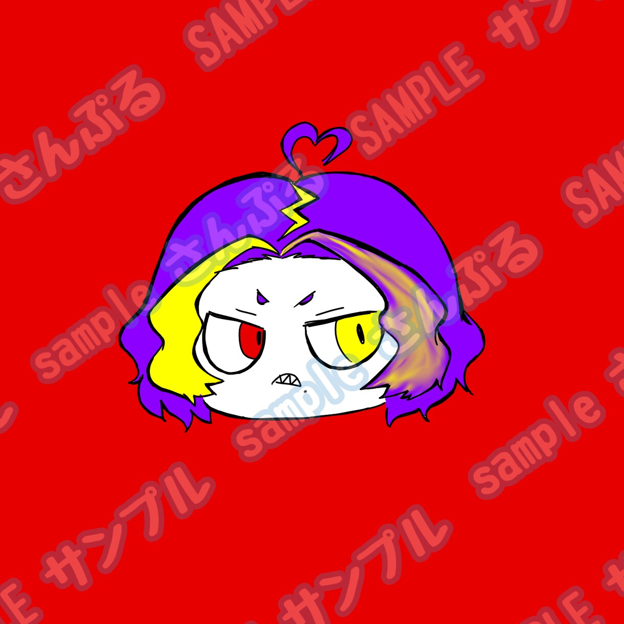 初回30％オフ!！　SNSのアイコン作ります オリジナルイラストをポップなタッチのデフォルメ顔で制作します イメージ1