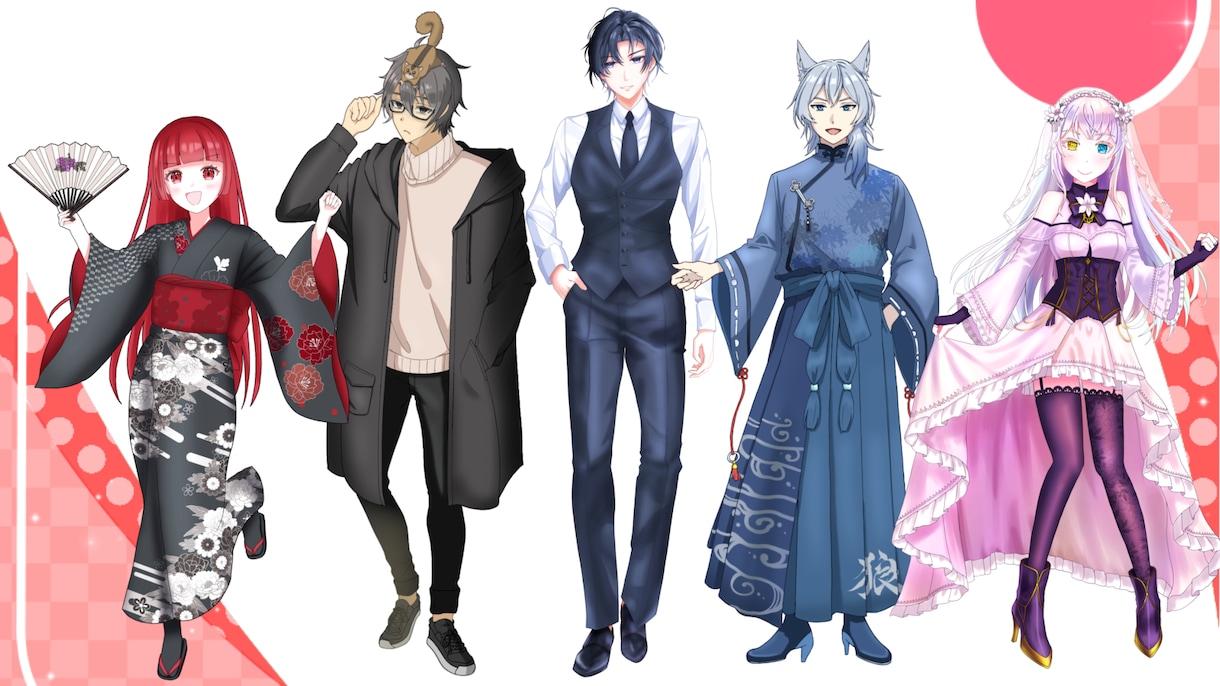 Vtuber・IRIAM・配信者のイラスト描きます ◆アイコン・立ち絵・１枚絵・サムネイルその他対応✨ イメージ9