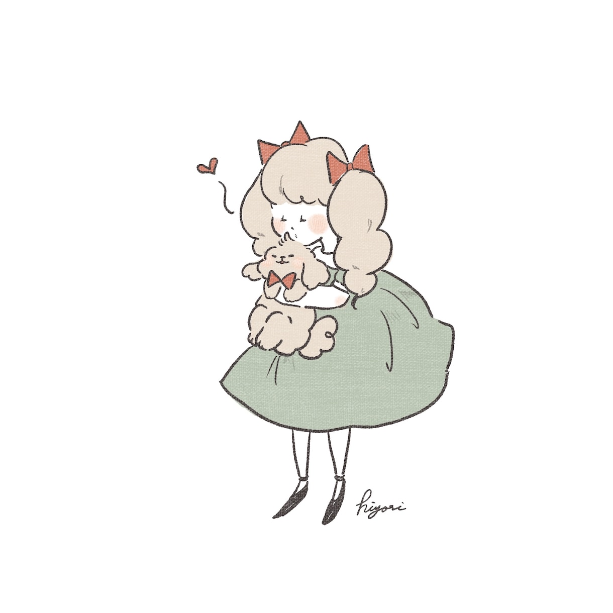 ゆるくてかわいい一枚絵描きます 完全オーダー制❁ゆるくてほんわかできるイラストを描きます！ イメージ1