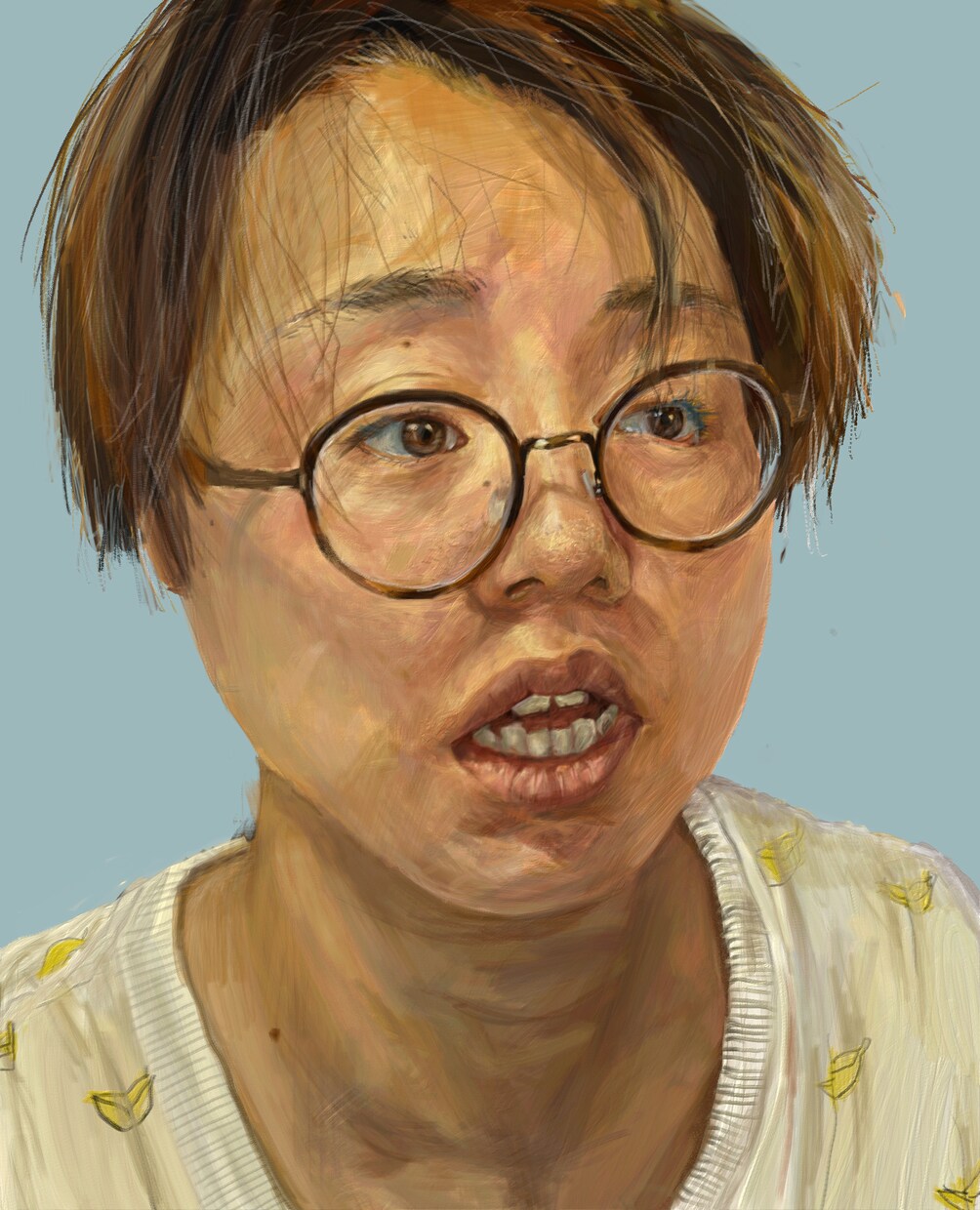 2人様専用/忠実でリアルな似顔絵を描きます まるで油絵のような、重厚感のある特別な似顔絵 イメージ4