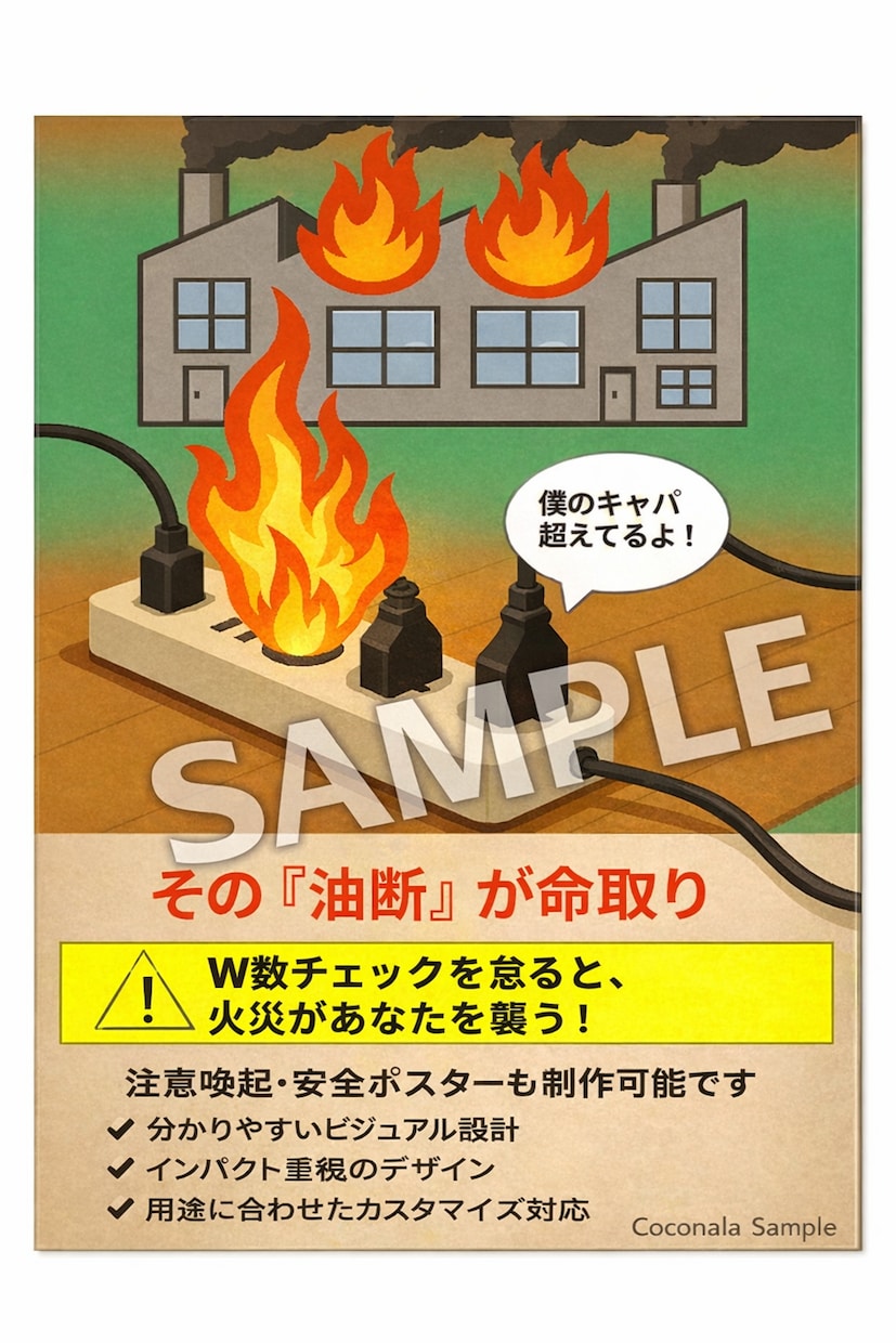 シンプルで見やすいポスターやチラシを制作します 店舗・会社の掲示物など、用途に合わせたポスター等を制作します イメージ1
