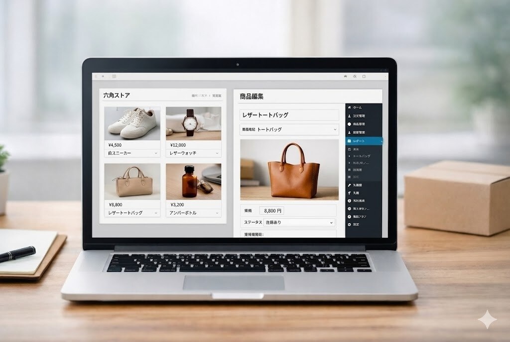 WordPressでECサイトを構築しますます 商品販売に必要なECサイトを構築します イメージ1