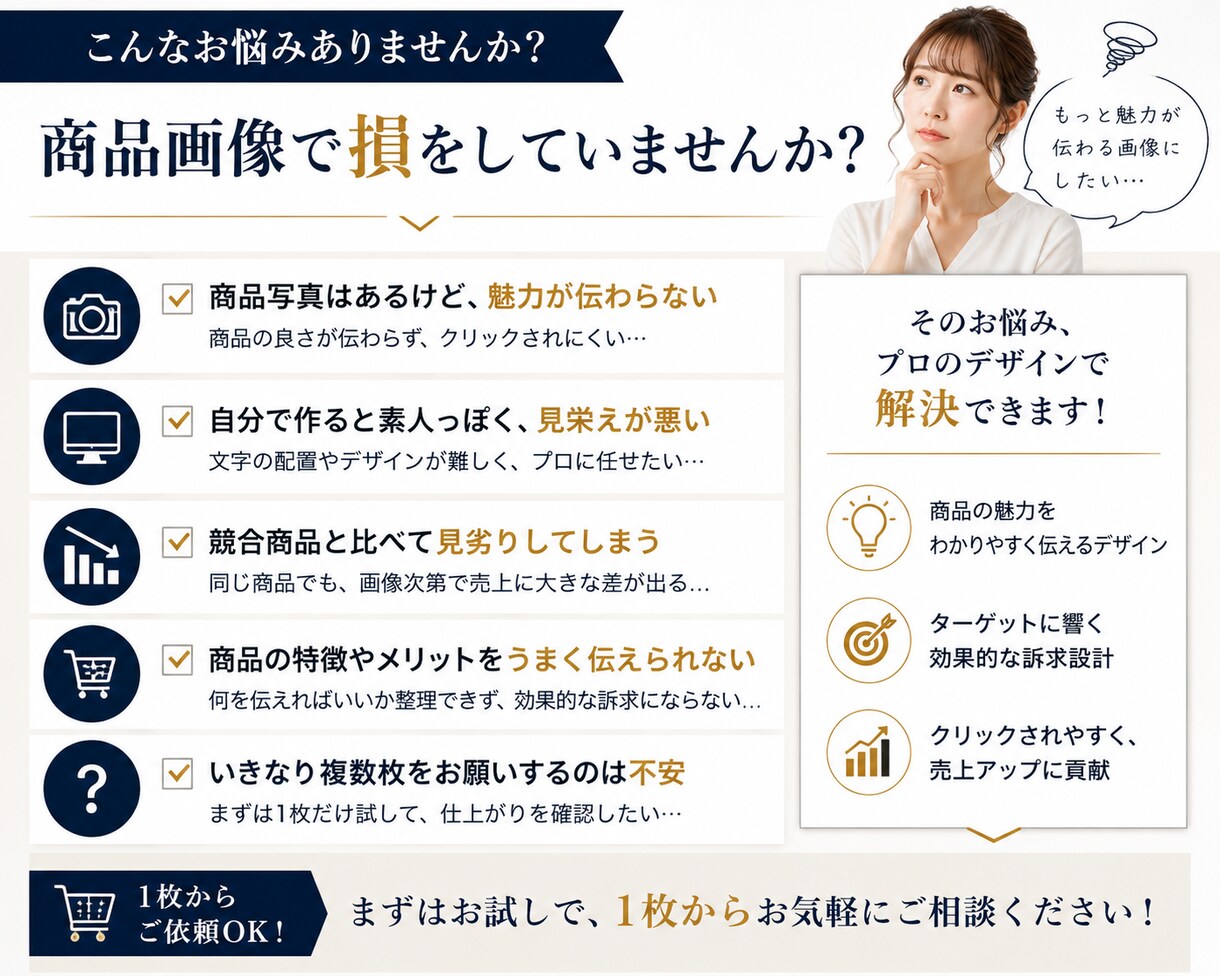 商品の魅力が伝わるEC商品画像を制作します Amazon・楽天対応｜1枚から丁寧に制作します イメージ2