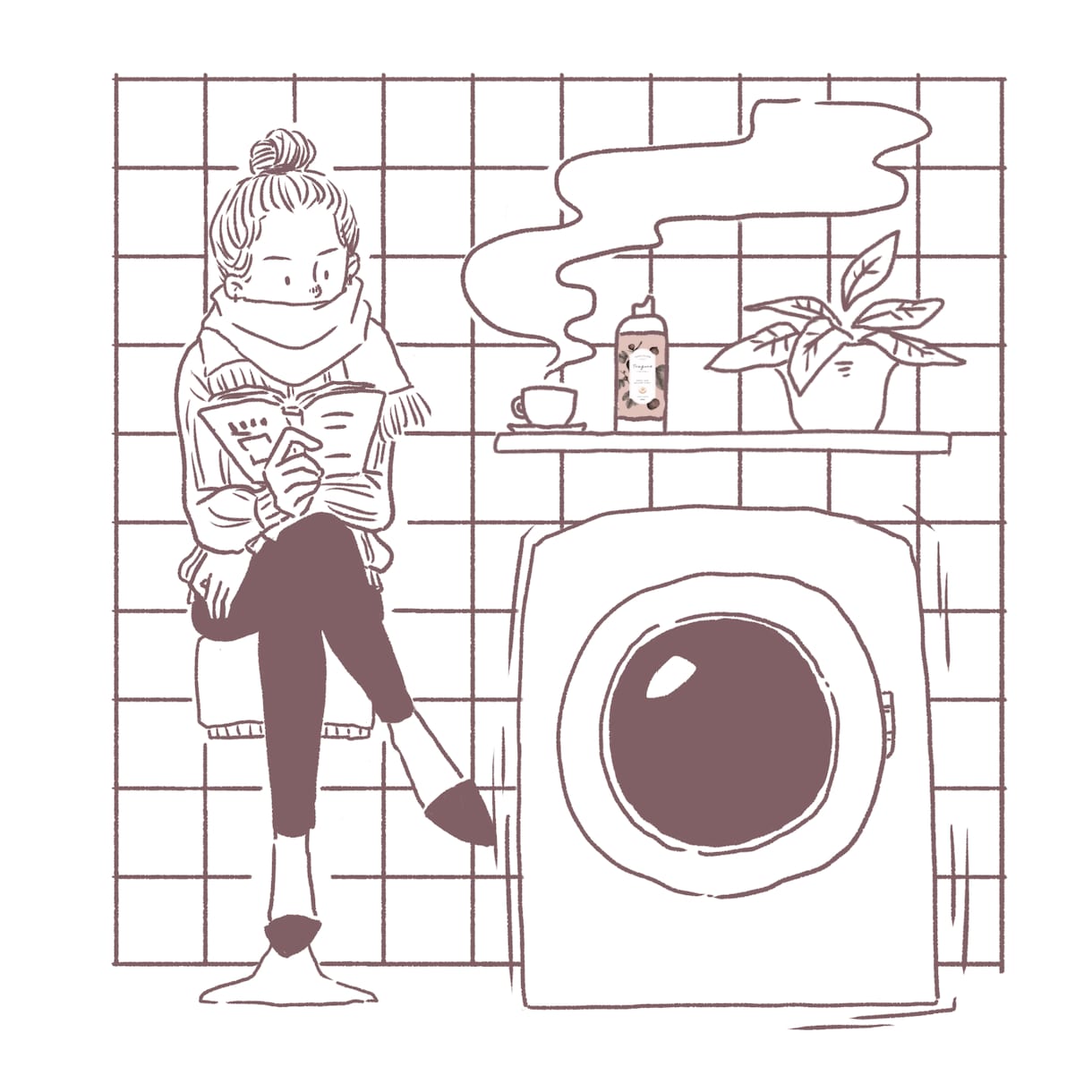 商用にも私用にも！映えるシンプルイラスト作成します 用途に合わせた雰囲気でどこにでも映える線画風イラスト◎ イメージ6