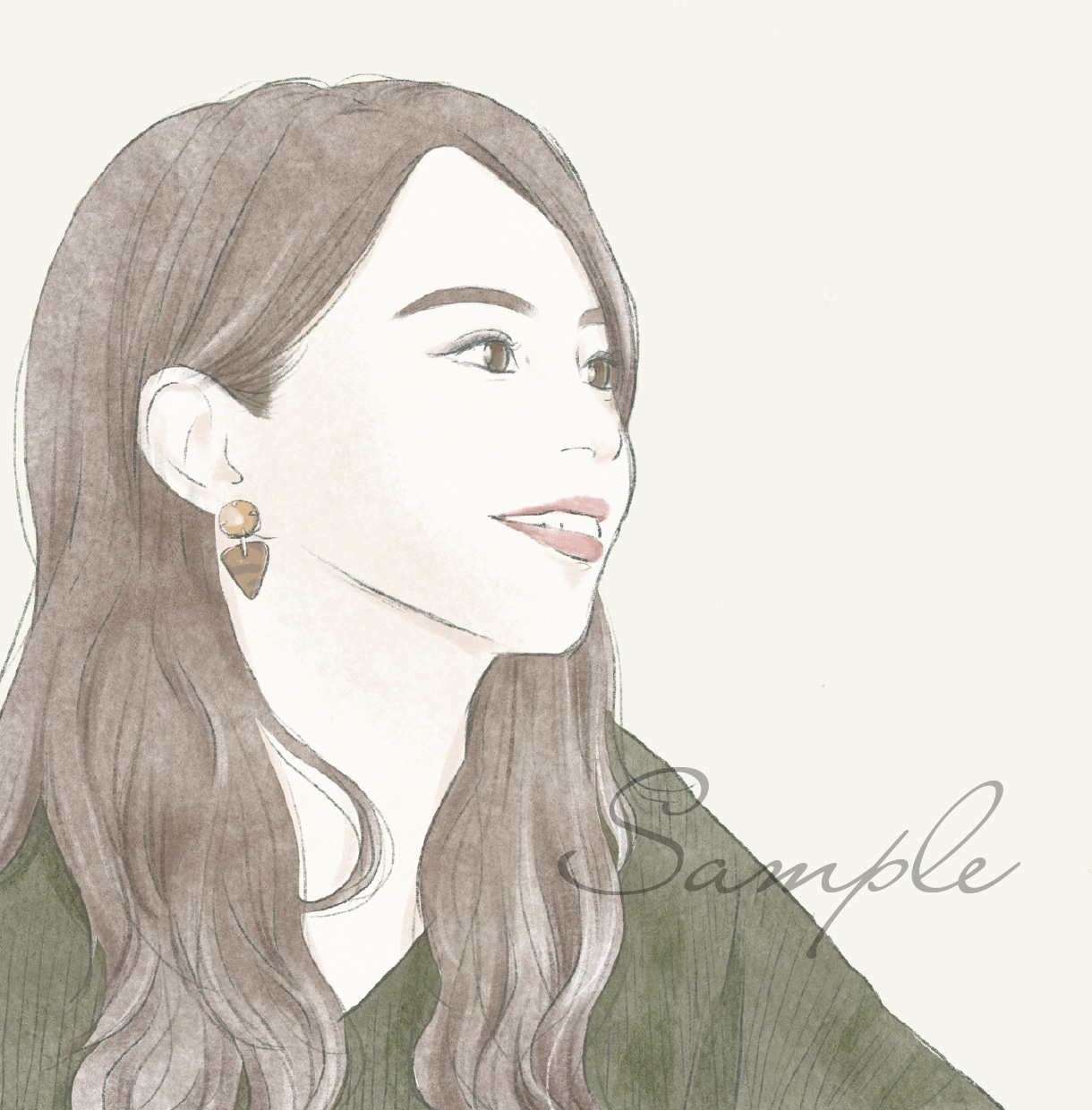 ふんわり柔らかい似顔絵をお描きします アイコン・挿絵・プレゼントなど イメージ9