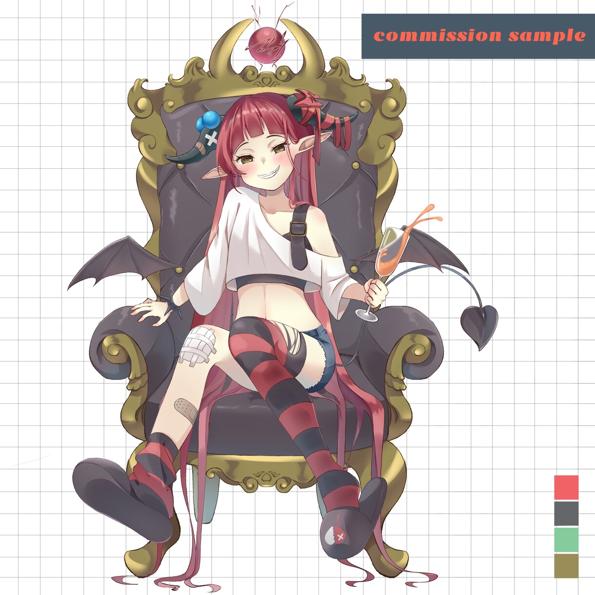 TRPG／IRIAMU用立ち絵制作いたします 可愛いオリジナルキャラクターの女の子描きます！！ イメージ2