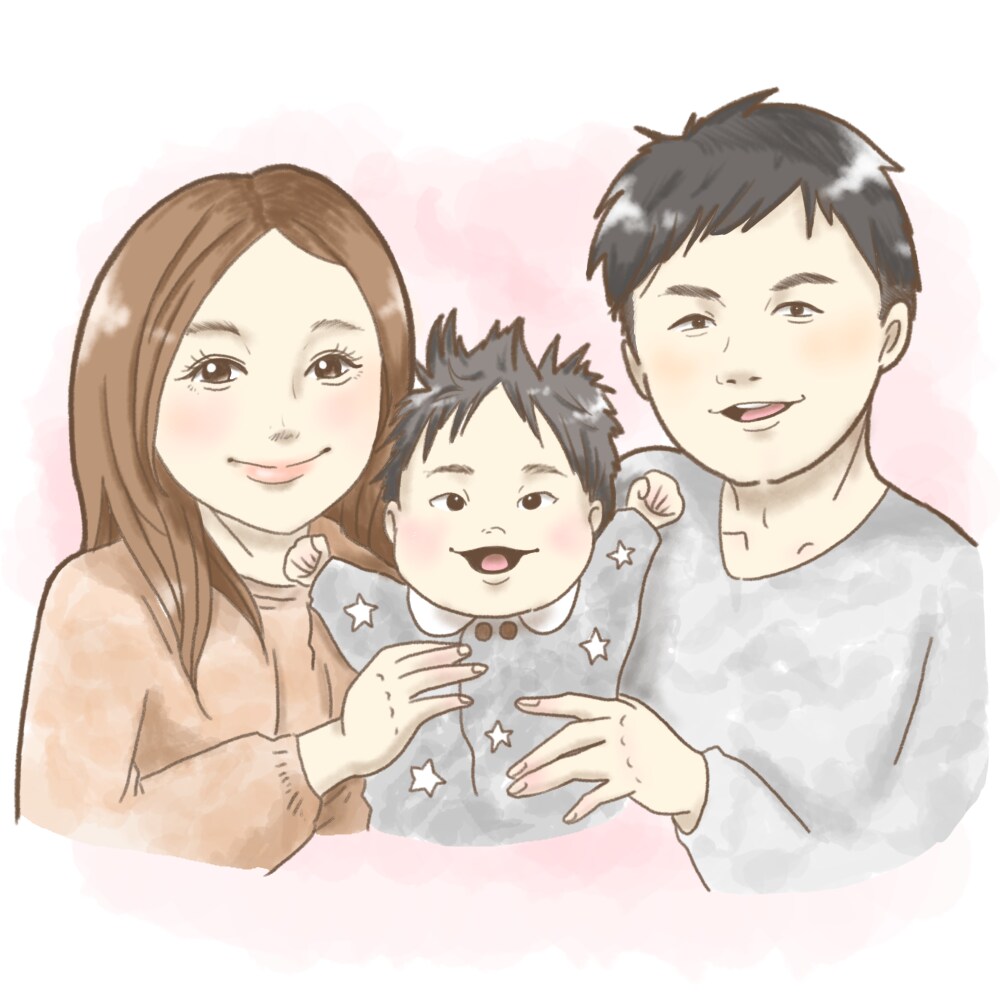 お二人4000円～ほんわか優しい似顔絵お描きます 優しさ溢れるプレゼントやSNSのアイコンにオススメ イメージ3