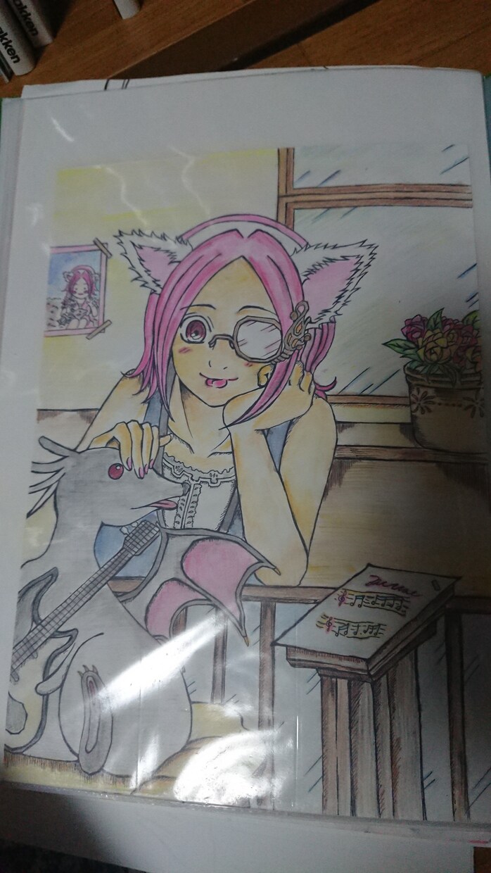アナログ イラストを描きます 可愛いキャラクター花の絵可愛いものや綺麗なものが好きな人向け イメージ2