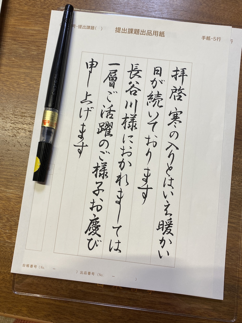 習字師範がペン字添削&お手本作成いたします 書く毎に、自分が好きになれるような美文字を目指しましょう！ イメージ4