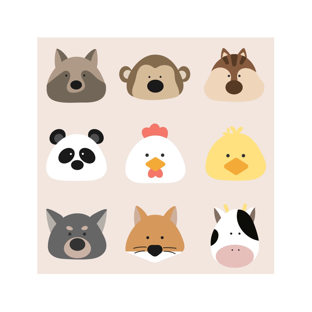 ほのぼのとしたかわいい動物アイコン描きます SNSアイコンや挿絵などにピッタリ！ イメージ3