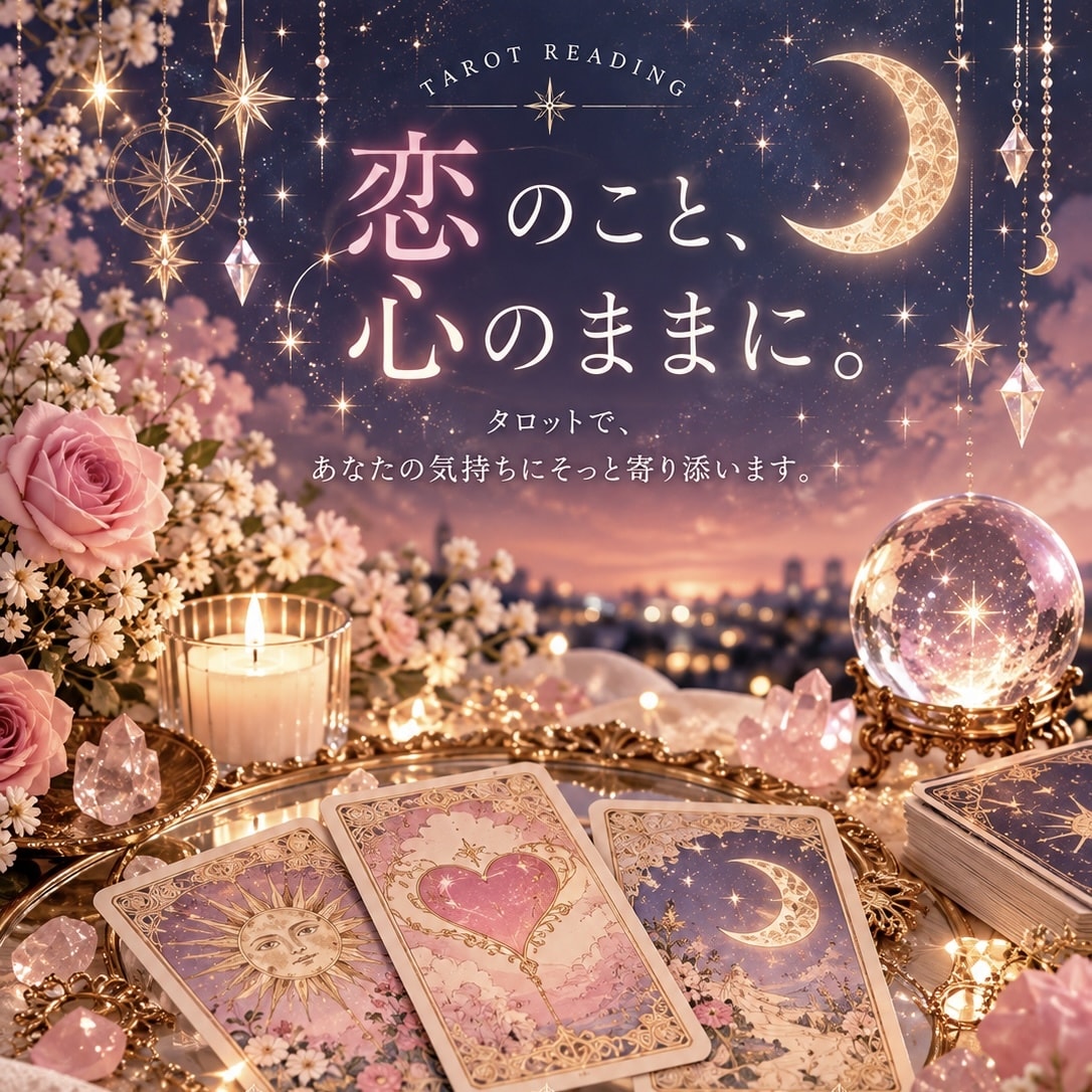 タロットで今のあなたを読み解きます 誰にも言えない恋や悩みをカードに預けてみませんか イメージ1