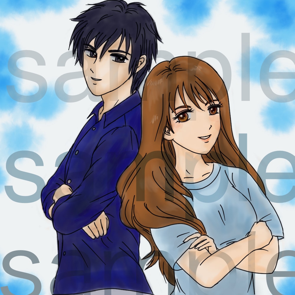 商用利用◎、修正無制限♪各種アイコンなどを描きます お写真からの似顔絵風も◎ヘッダーも一緒なら更にお得なOPも♪ イメージ9