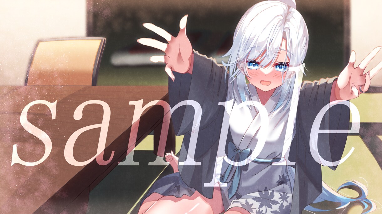 商用利用無料/一枚絵描きます 優しい可愛い雰囲気のイラスト描きます イメージ5