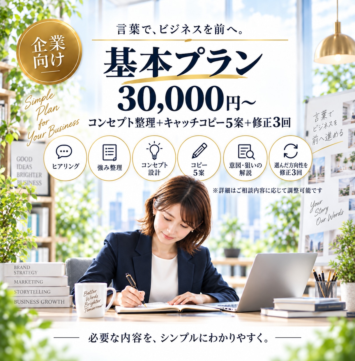 商品の強みを整理しコンセプト・コピーを作ります ヒアリングから魅力を言語化｜5案＋コンセプトシートまでご提案 イメージ6