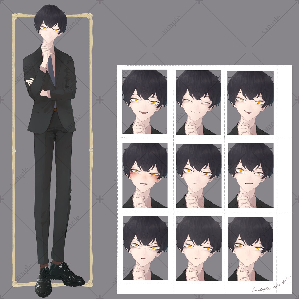 動画用イラスト、立ち絵、アイコンヘッダー他描きます trpg立ち絵、歌ってみた動画用イラスト等 イメージ7