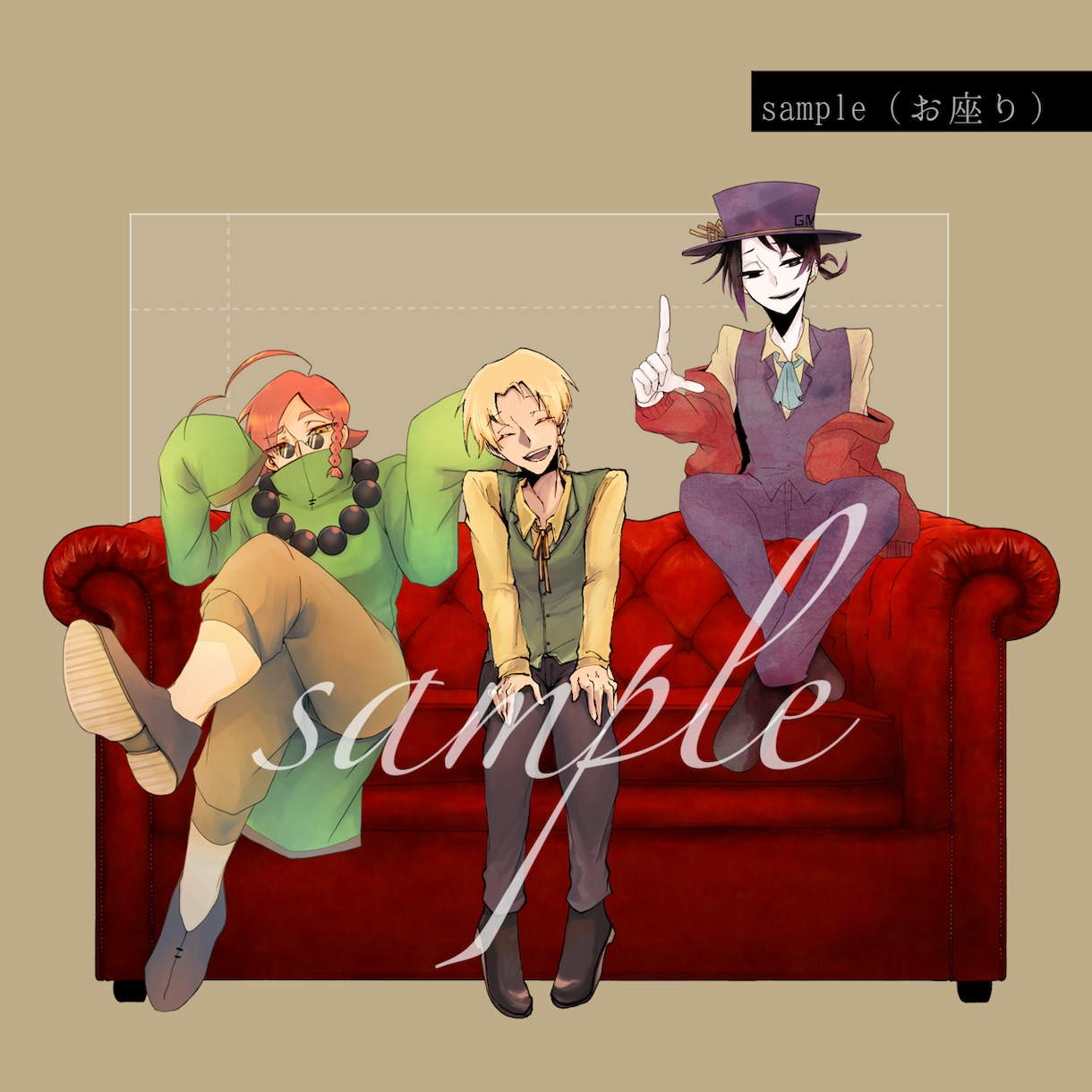 TRPG、ゲーム、動画等で使える立ち絵を描きます ◆立ち絵を制作　最短3日　おまけの表情差分つき◆ イメージ6