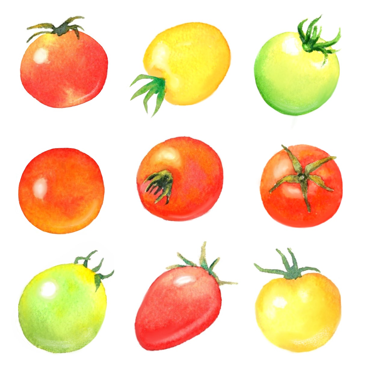 水彩画で野菜・果物などの食べ物イラストを描きます 〜丁寧なヒアリング〜 温かく優しいタッチが得意です♪ イメージ3