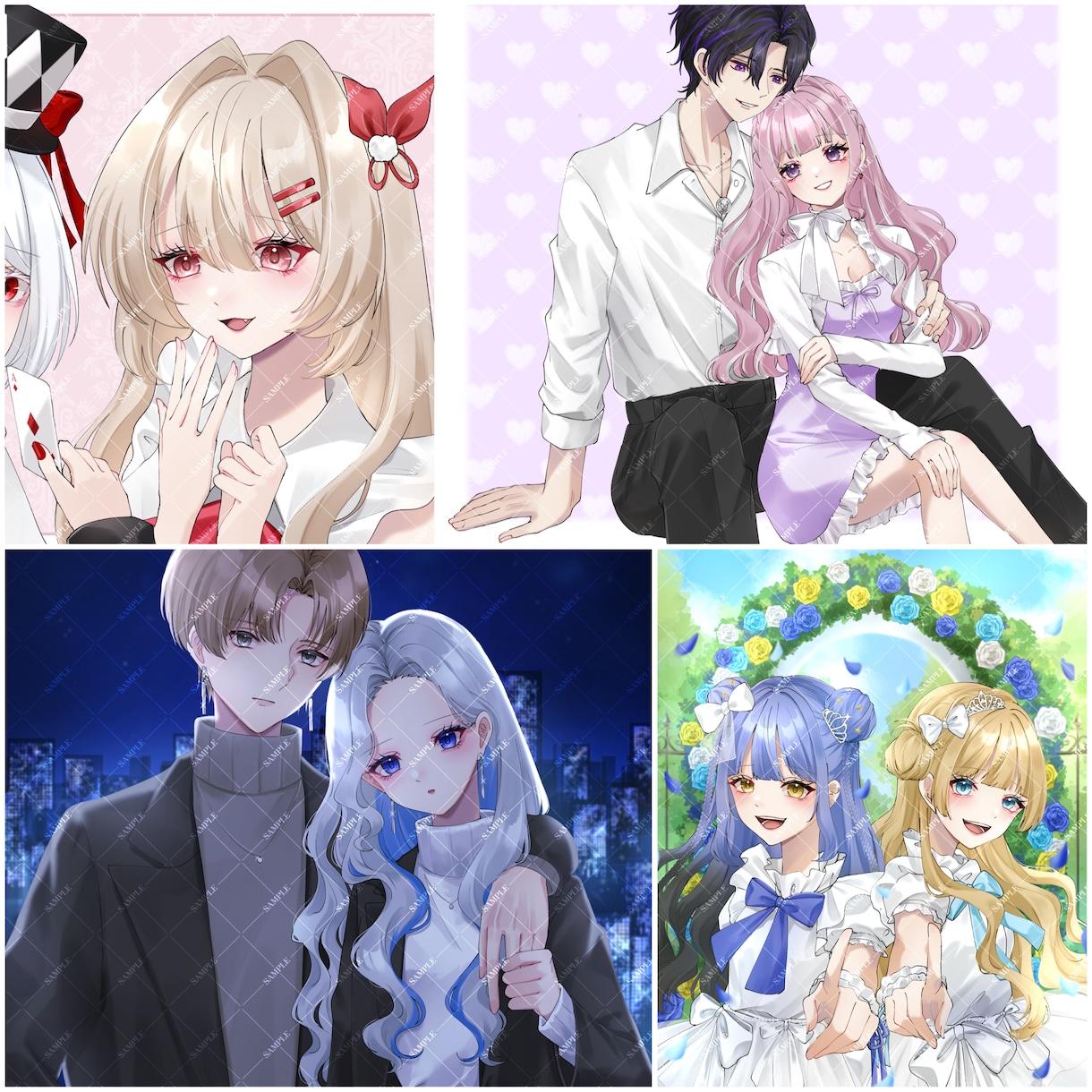 夢絵、アイコン、立ち絵、イラスト描きます 商用利用OK、簡易依頼・デフォ依頼も受付てます◎ イメージ7