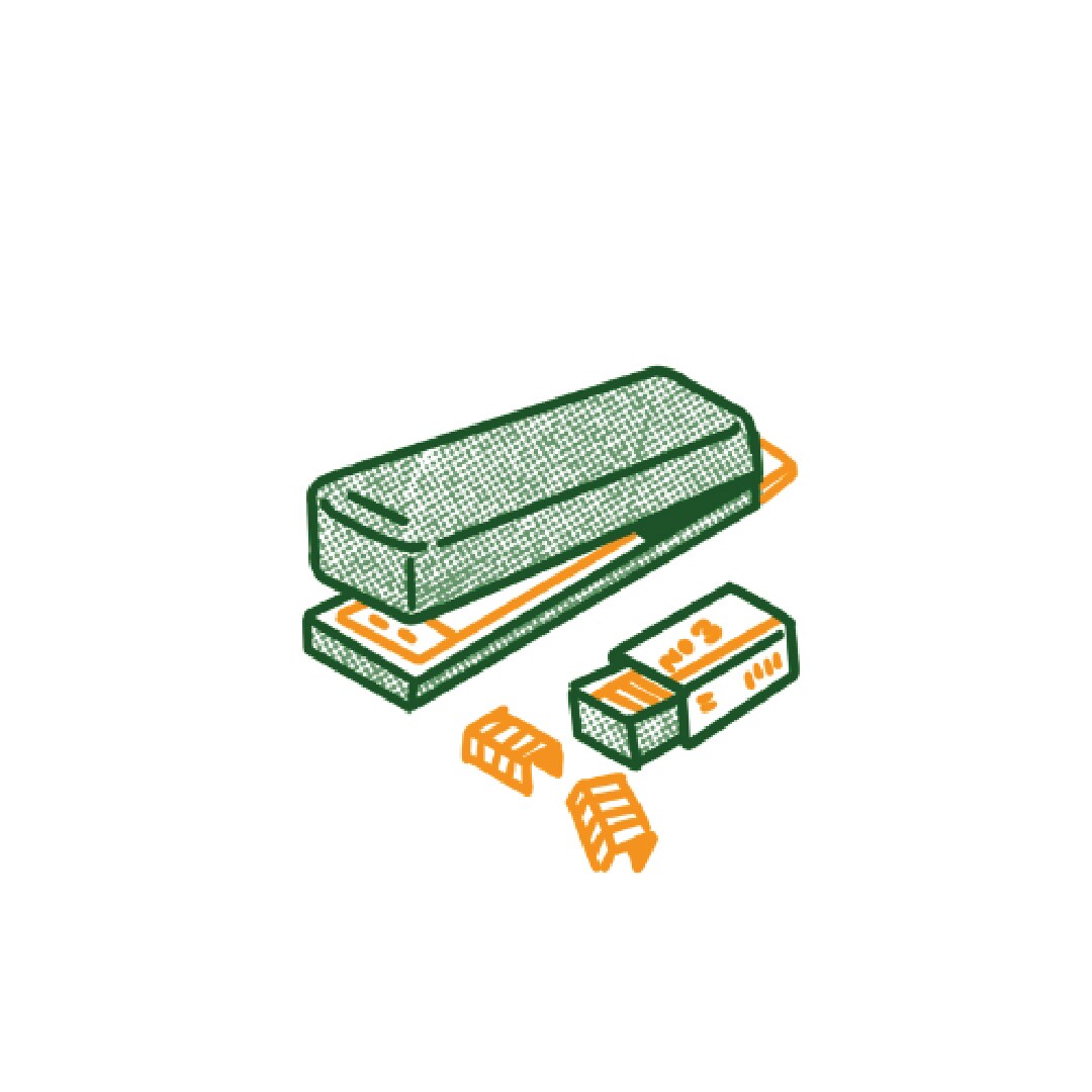 落書き風の文具・小物のイラストをお届けします シンプルでオシャレ！幅広く使えるイラスト！ イメージ4