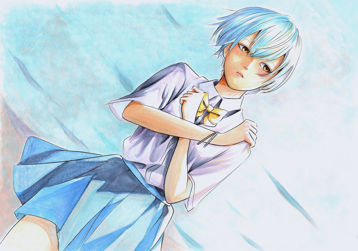 商用利用OK！アナログでイラスト作成します アナログ画材、コピックを使用します！ イメージ5