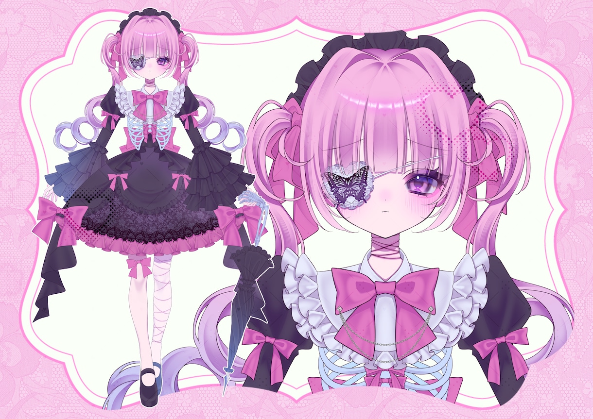 一枚絵、アイコン、ヘッダーお描きします ♡一枚絵やSNSで使用できる可愛いアイコンなどを制作します♡ イメージ1