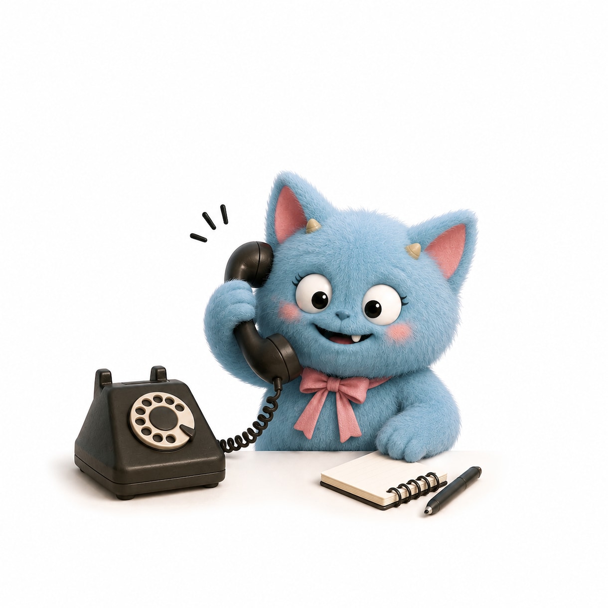困った時の猫の手ฅ。電話・メール代行承ります 電話が苦手・忙しい方へ。あなたに代わって丁寧に対応します。 イメージ1