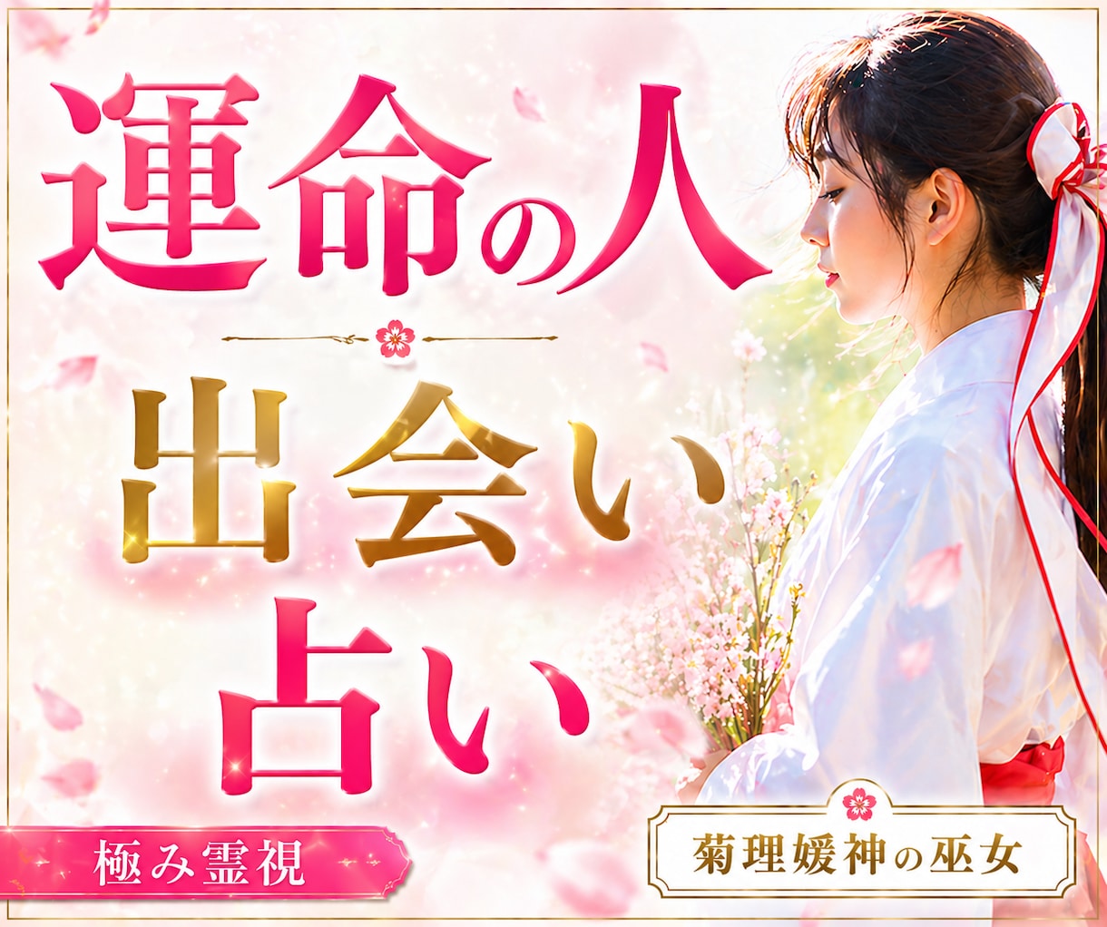 運命の人との出会い♡【長文恋愛霊視鑑定】で占います 結婚時期/ツインレイ/あなたを好きな人/強制縁結び/復縁/ イメージ1