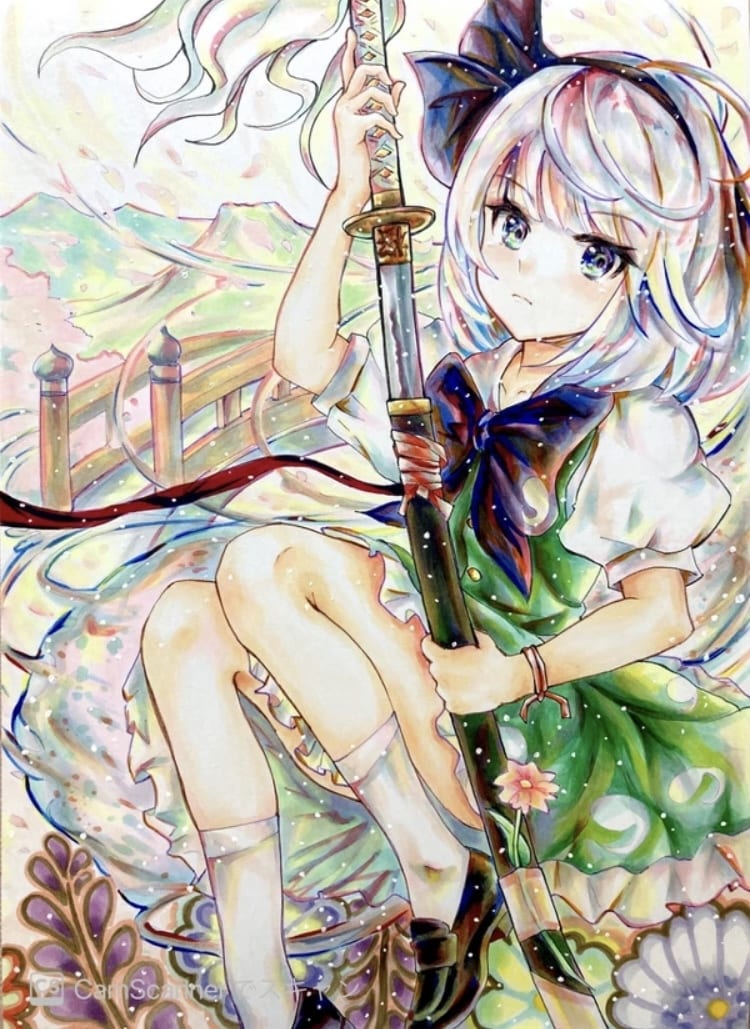 あなただけの一点物アナログイラストを制作いたします コピックで鮮やかな色彩で可愛い女の子を描きます。 イメージ5