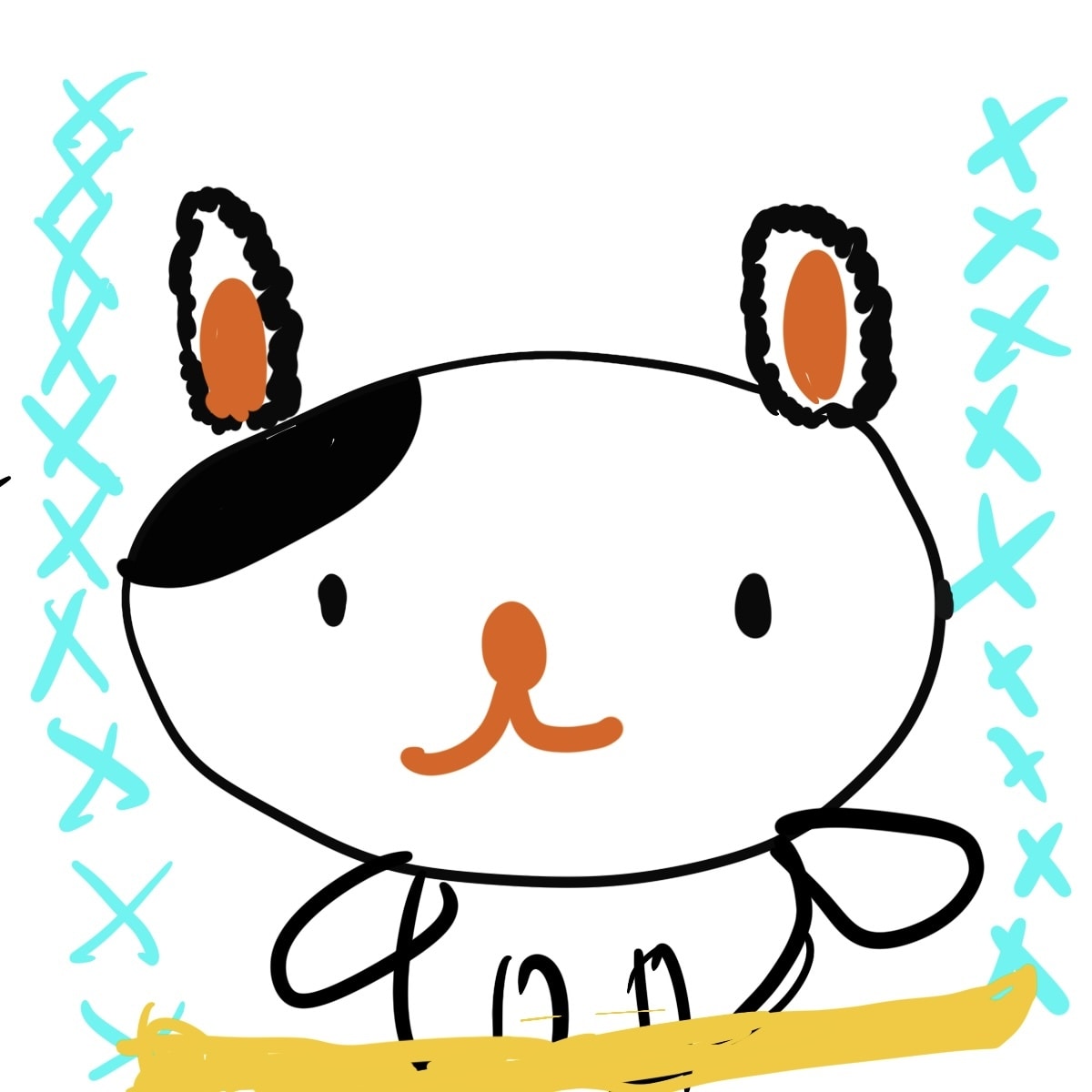子供らしい絵を描きます 6歳の子が人やペットの似顔絵、その他ご希望に合わせて描きます イメージ3