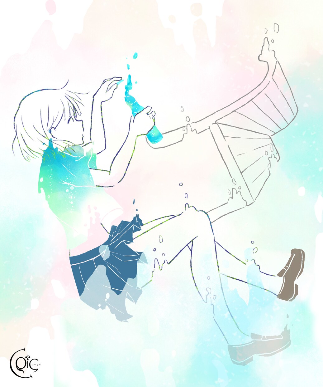 横顔✩.*˚温かみのあるデジタルイラスト描きます 伝えたいことや表現したいことなどを作品の中に込めます✩.*˚ イメージ4