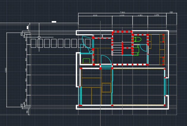 手書きの間取り図などを綺麗なCADデータに！ます 手書きの間取り図やラフを正確なAutoCADデータに​ イメージ4